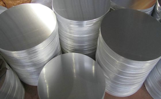 Customized Aluminum Round Disc , Silver Aluminium Circles For Utensils