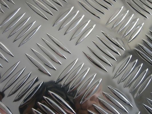 Jumbo Silver Aluminum Diamond Plate Flooring For Building Structure