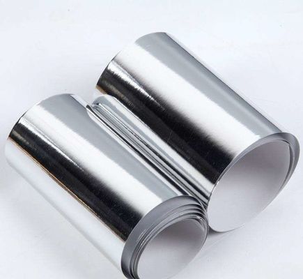 Customized Silver Soft Jumbo Roll Colored Aluminum Foil For Chocolate