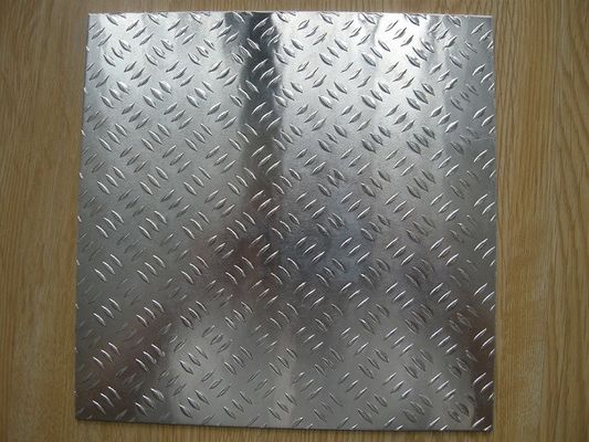 Customize 2 Bar Polished Aluminium Checker Plate With High Brightness
