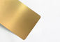 Golden Color Brushed Anodized Aluminum Panels 5052 For Building Decoration